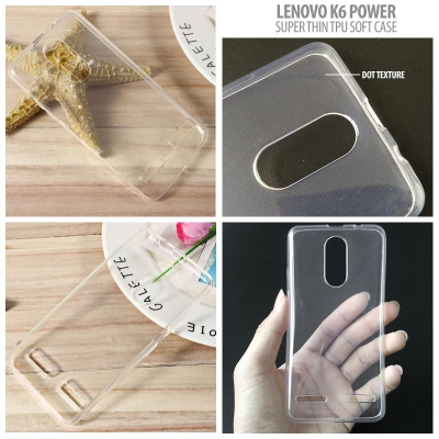 * Lenovo K6 Power - Super Thin Glossy TPU Soft Case