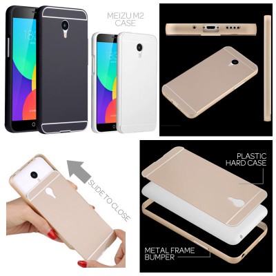 ^NR Meizu M2 - Metal Slide Hard Case