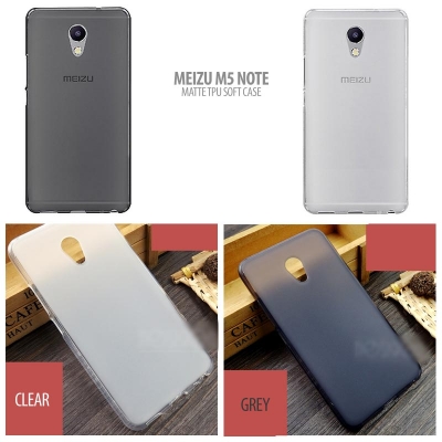 ^ Meizu M5 Note - Matte TPU Soft Case }