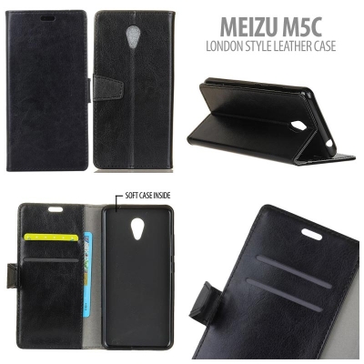 * Meizu M5C - London Style Leather Case }