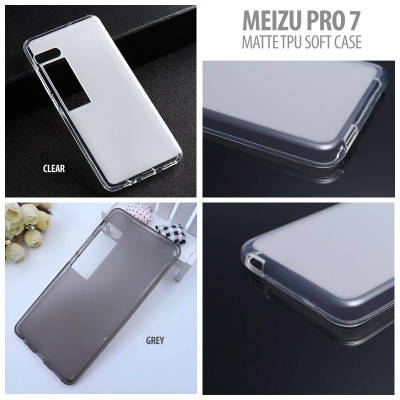 ^ Meizu Pro 7 - Matte TPU Soft Case }
