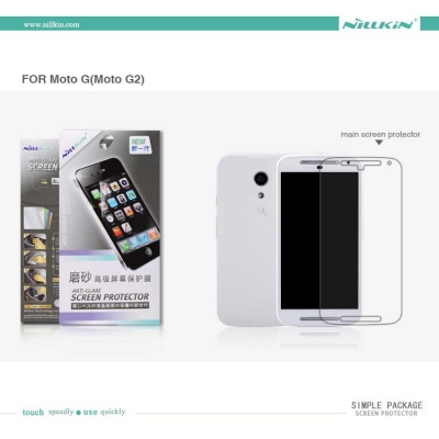 ^ Motorola Moto G2 Dual / Moto G2 - Nillkin Antiglare Screen Guard