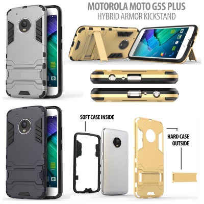 ^ Motorola Moto G5s Plus - Hybrid Armor Kickstand }