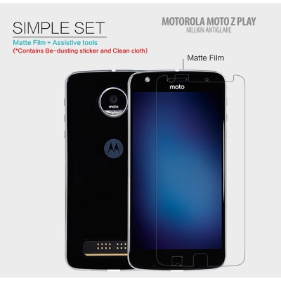 ^ Motorola Moto Z Play - Nillkin Antiglare Screen Guard }