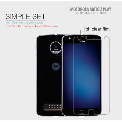 ^ Motorola Moto Z Play - Nillkin Clear Screen Guard }