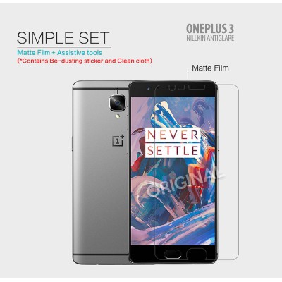 ^ Oneplus 3 - Nillkin Antiglare Screen Guard }