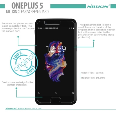 ^ Oneplus 5 - Nillkin Clear Screen Guard }