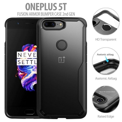 ^ Oneplus 5T - Fusion Armor Bumper Case 2nd Gen