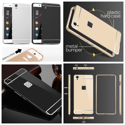 ^NR OnePlus X - Metal Slide Hard Case