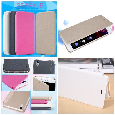 ^ OnePlus X - Nillkin Sparkle Leather Case