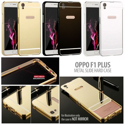 ^NR Oppo F1 Plus / R9 - Metal Slide Hard Case
