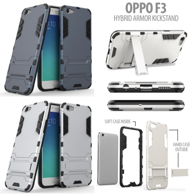 ^ Oppo F3 - Hybrid Armor Kickstand }