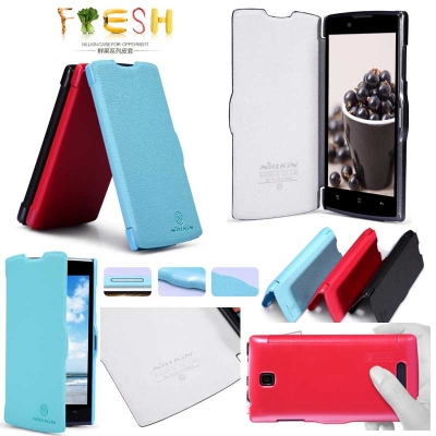 Oppo Neo R831 - Nillkin Fresh Series Leather Case