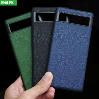 Google Pixel 6A - AIORIA Canvas Texture Hybrid Case