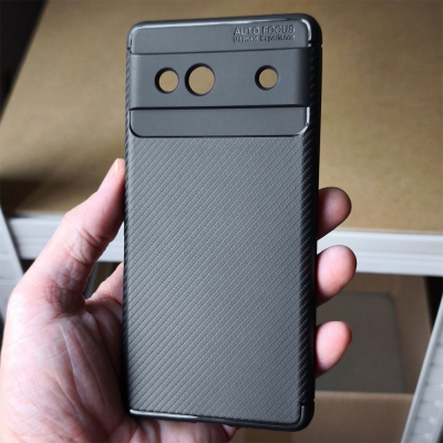 Google Pixel 7A - AUTOFOCUS Carbon Fiber Soft Case