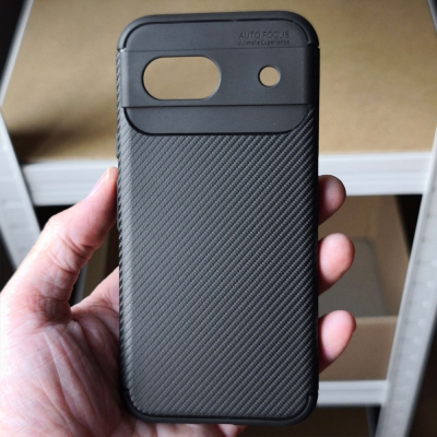 Google Pixel 8A - AUTOFOCUS Carbon Fiber Soft Case