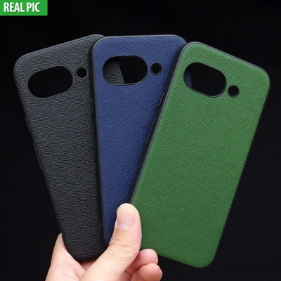 Google Pixel 9A - AIORIA Canvas Texture Hybrid Case