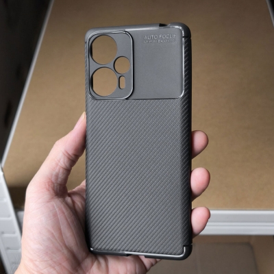 Xiaomi Poco F5 - AUTOFOCUS Carbon Fiber Soft Case