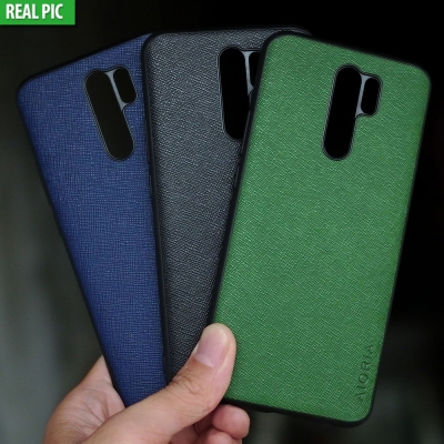 Xiaomi Redmi 9 - AIORIA Canvas Texture Hybrid Case