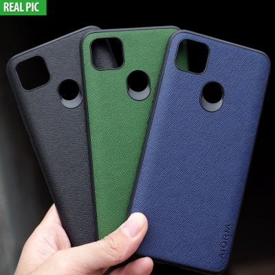 Xiaomi Redmi 9C - AIORIA Canvas Texture Hybrid Case