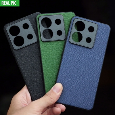 Xiaomi Redmi Note 13 Pro 5G - Poco X6 - AIORIA Canvas Texture Hybrid Case