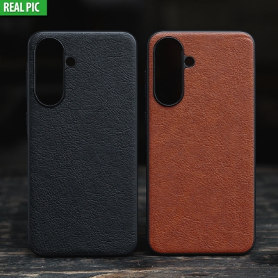 Samsung Galaxy A56 - AIORIA Leather Texture Hybrid Case