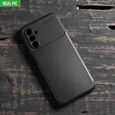 Samsung Galaxy A04s - AUTOFOCUS Carbon Fiber Soft Case