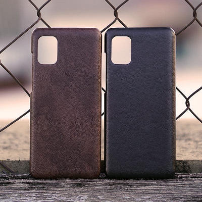 Samsung Galaxy A31 - Leather Covered Hard Case