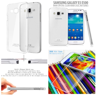 ^ Samsung Galaxy E5 - Imak Crystal Clear Hard Case 2nd Series