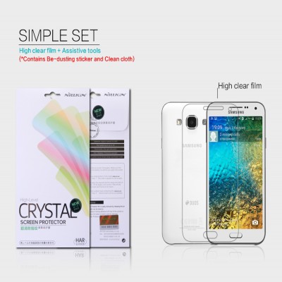^ Samsung Galaxy E5 - Nillkin Clear Screen Guard