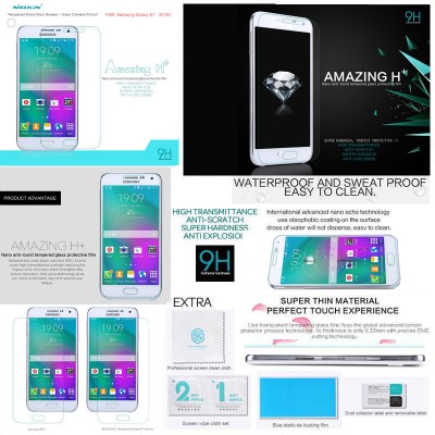 ^ Samsung Galaxy E7 - Nillkin Anti-Explosion H Plus Tempered Glass Screen Protector
