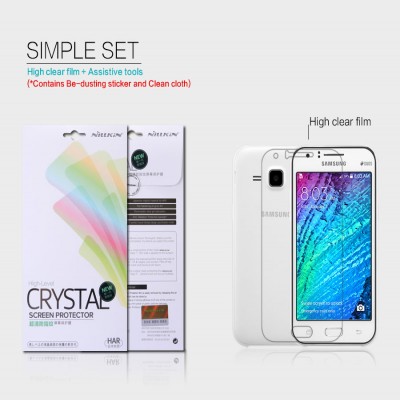 ^ Samsung Galaxy J1 - Nillkin Clear Screen Guard