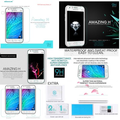 ^ Samsung Galaxy J1 - Nillkin Anti-Explosion H Tempered Glass Screen Protector