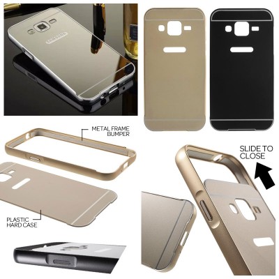 ^NR Samsung Galaxy J2 - Metal Slide Hard Case