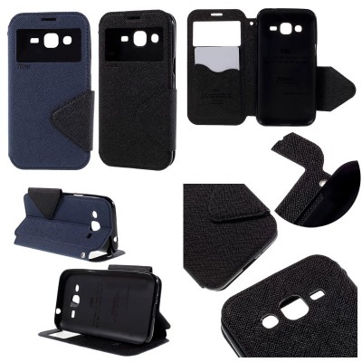 ^ Samsung Galaxy J2 - Roar Window Leather Case