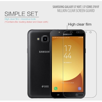 ^ Samsung Galaxy J7 NXT / J7 Core J701F - Nillkin Clear Screen Guard }