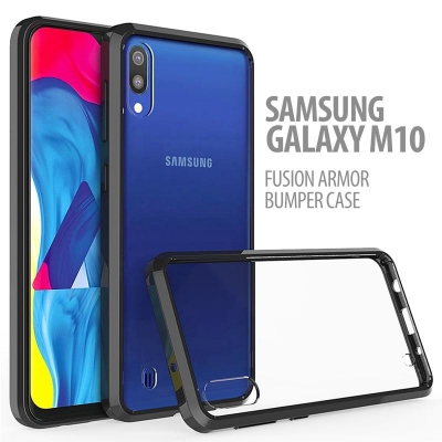 ^ Samsung Galaxy M10 - Fusion Armor Bumper Case