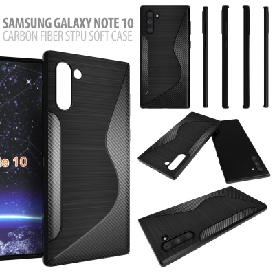Samsung Galaxy Note 10 - Carbon Fiber STPU Soft Case