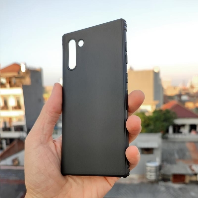Samsung Galaxy Note 10 - Simple Matte TPU Soft Case with Corner Pad