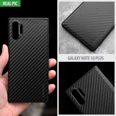 Samsung Galaxy Note 10 Plus - AIORIA Carbon Fiber Hybrid Case