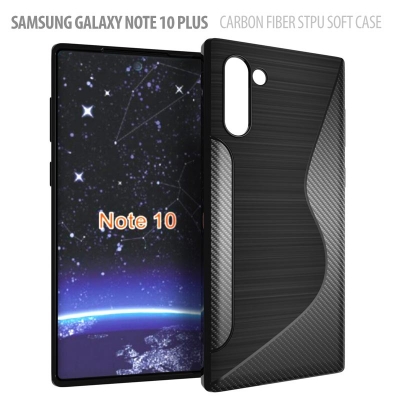 Samsung Galaxy Note 10 Plus - Carbon Fiber STPU Soft Case