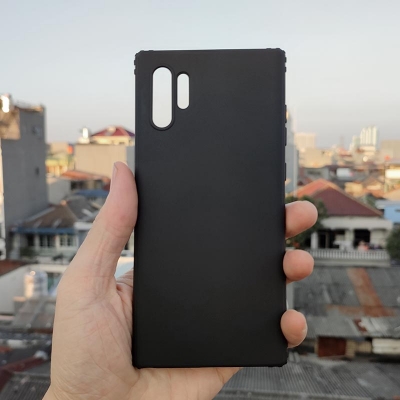 Samsung Galaxy Note 10 Plus - Simple Matte TPU Soft Case with Corner Pad