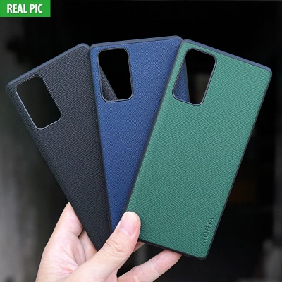 Samsung Galaxy Note 20 - AIORIA Canvas Texture Hybrid Case