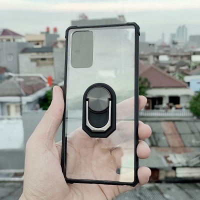 Samsung Galaxy Note 20 - Shockproof Fusion Armor Hybrid Case with Ring