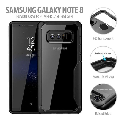 ^ Samsung Galaxy Note 8 - Fusion Armor Bumper Case 2nd Gen