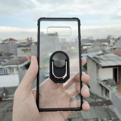 Samsung Galaxy Note 8 - Shockproof Fusion Armor Hybrid Case with Ring