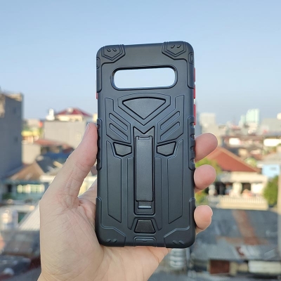 Samsung Galaxy S10 - Robot Defender Armor Hybrid Case