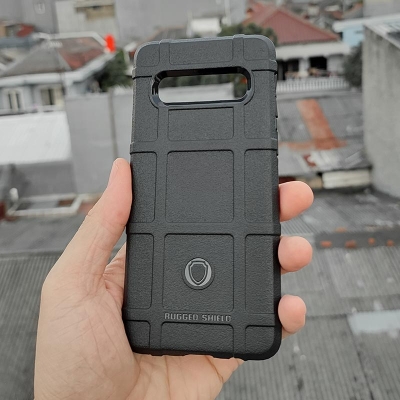 Samsung Galaxy S10 - Rugged Shield Armor TPU Soft Case