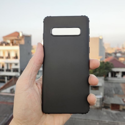 Samsung Galaxy S10 - Simple Matte TPU Soft Case with Corner Pad