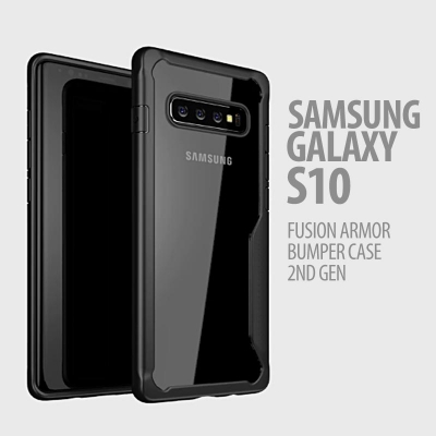 ^ Samsung Galaxy S10 - Fusion Armor Bumper Case 2nd Gen